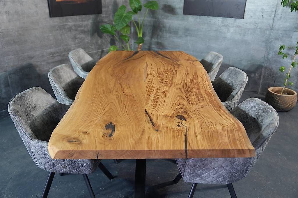 Tavoli: Esstisch aus Eiche massiv - Naturholz mit Charakter – Usato da Walchwil venduto da Swissdesign_Haag 3