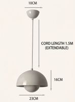 23 cm Lampe suspendue moderne style Nordique en métal