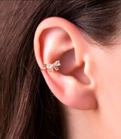💎 Ohrklemme / Ear Cuff / Fake Piercing (rechtes Ohr)
