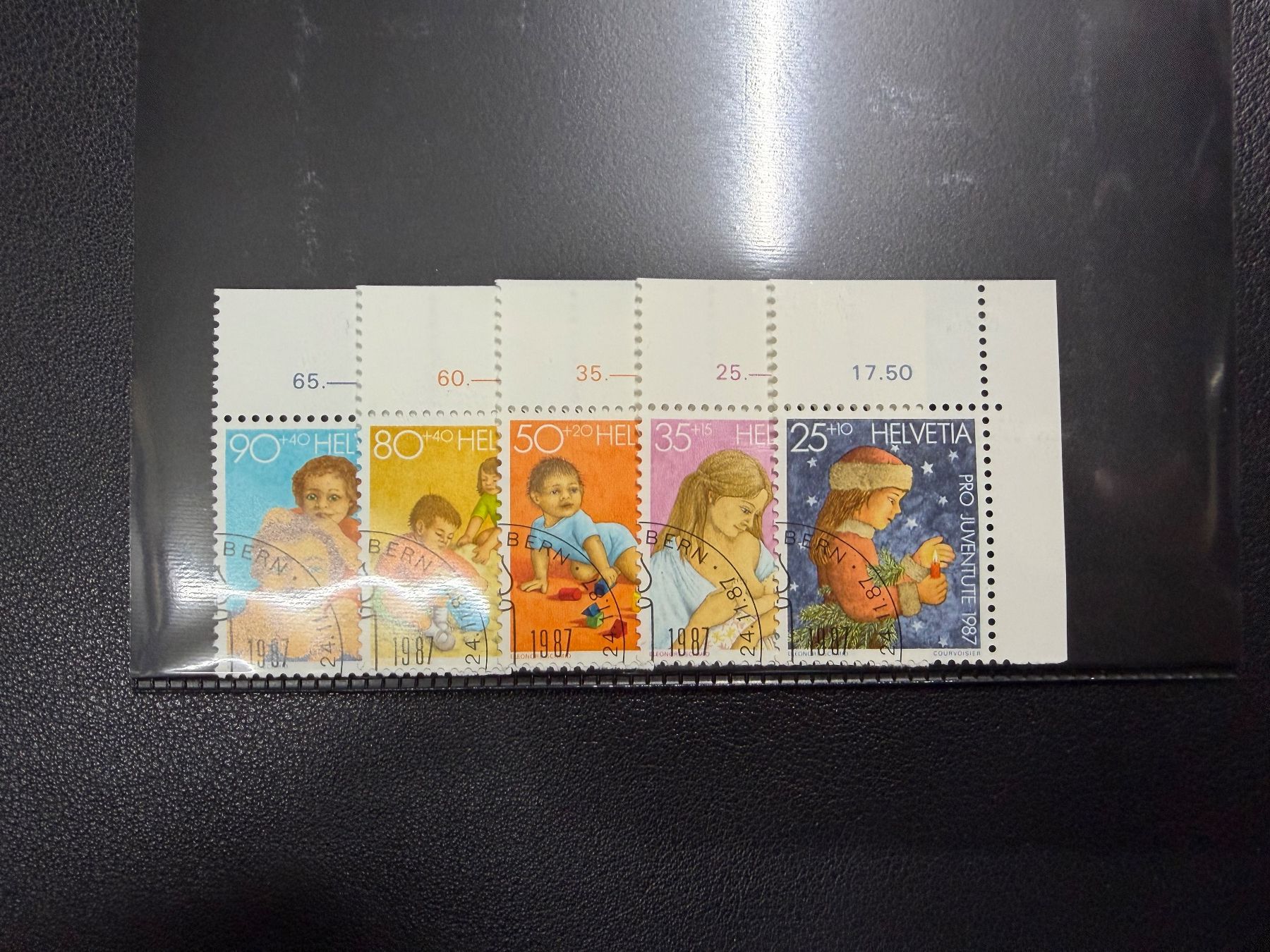 Alle Briefmarken: Pro Juventute 1987 Serie ET gestempelt – Gebraucht aus oberrüti von jeanmei