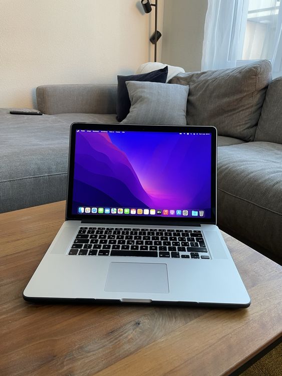 MacBook Pro, Retina 15-inch, Mid 2015, 500GB Flash-Speicher (Gebraucht ...