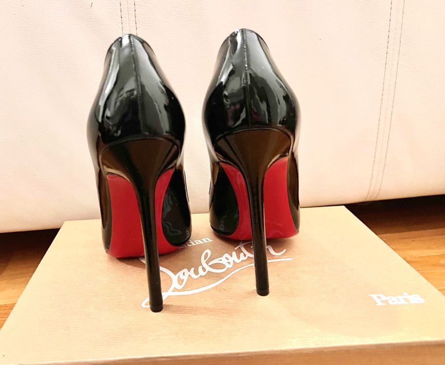 Christian Louboutin Gr. 37,5 Schwarz Damen Absatz Pumps – NUTF