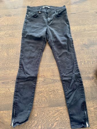 Boss Jeans schwarz mit Reissverschluss gebraucht guter Zu...