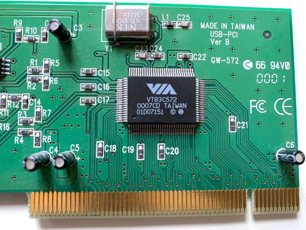 Composants électroniques: 2 Port USB PCI - VIA VT83C572 – D'occasion à Münchenstein par Licontrol 2