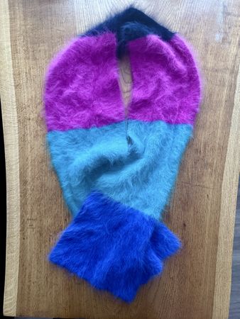 vinrage Flauschiger Angora-Schal