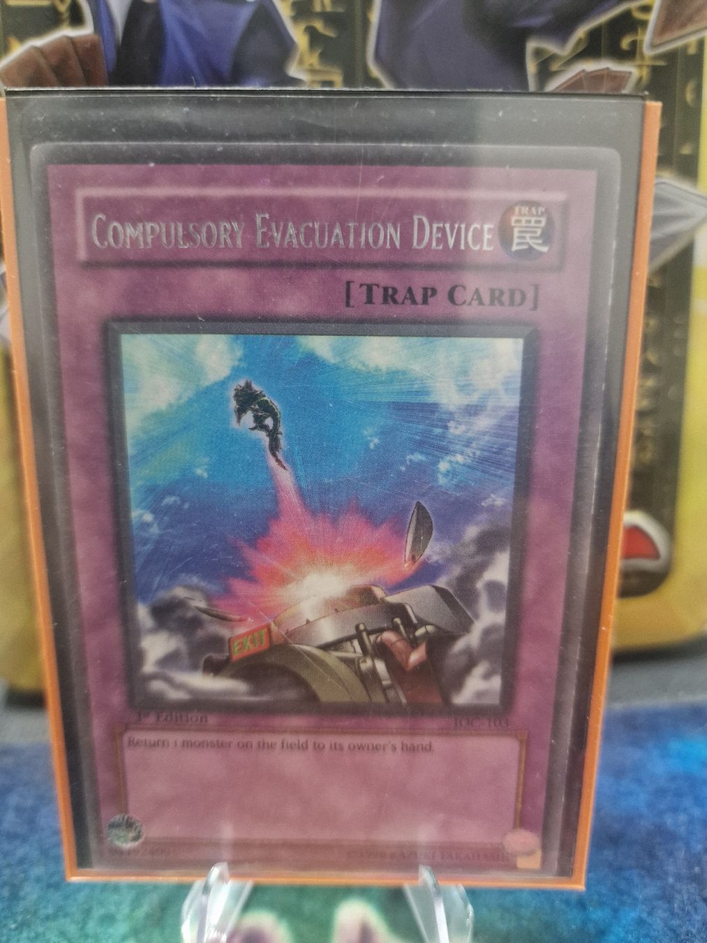 Yugioh Sammelbilder & Trading cards: Yugioh Compulsory Evacuation Device IOC – Gebraucht aus Dietikon von GC-Store