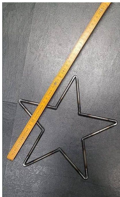 Tutte le decorazioni: Rost-Deko Stern 24 cm selbstgemacht – Nuovo e nell'imballaggio originale da Salez venduto da Robe12 1