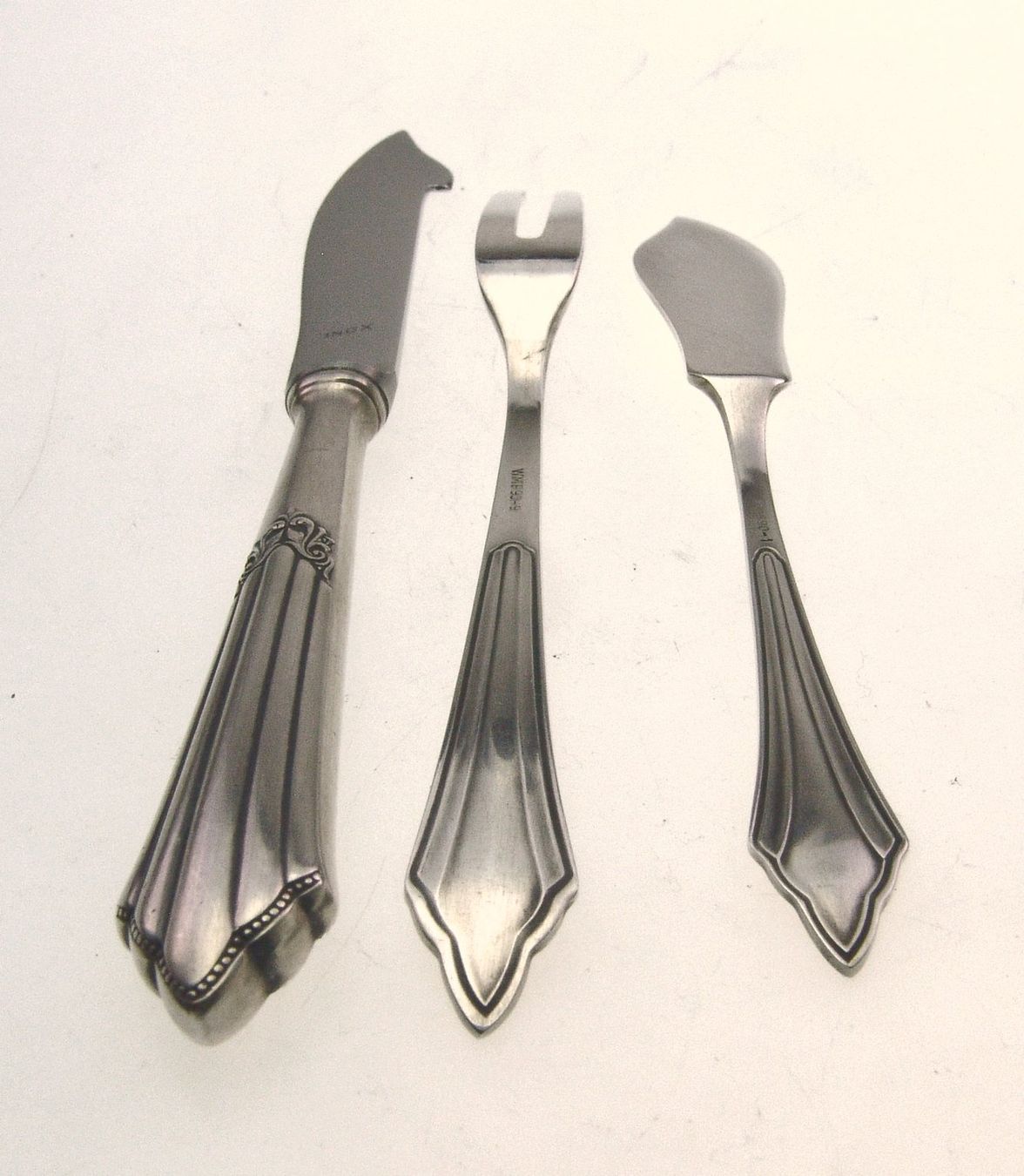 WMF Set di posate: altes 3 teiliges mini WMF Besteck Fächermuster versilbert – Usato da Langenthal venduto da TolleGeschenke2026 1
