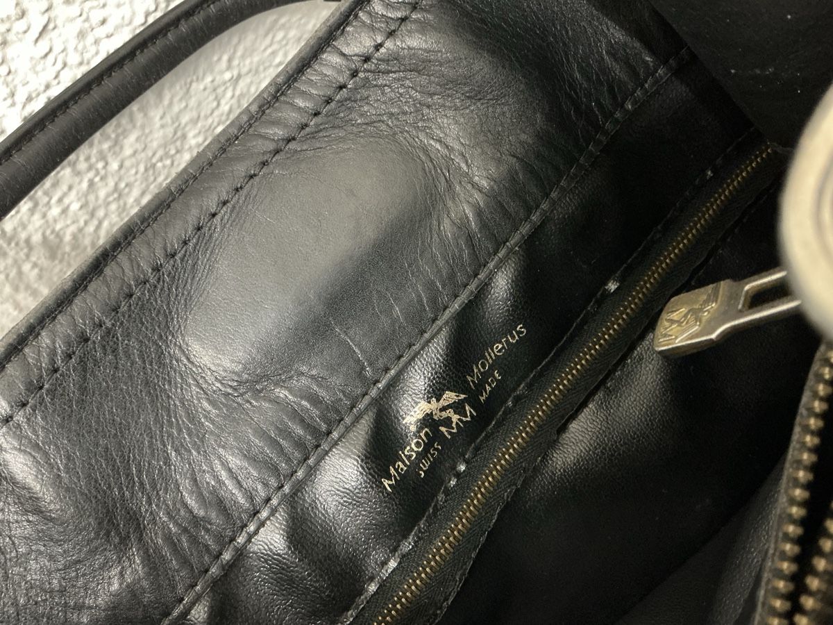 Maison Mollerus Taschen für Damen: Maison Mollerus Handtasche in Schwarz – Gebraucht aus Siebnen von mac_8tmv 6