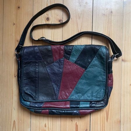 Ledertasche Patchwork