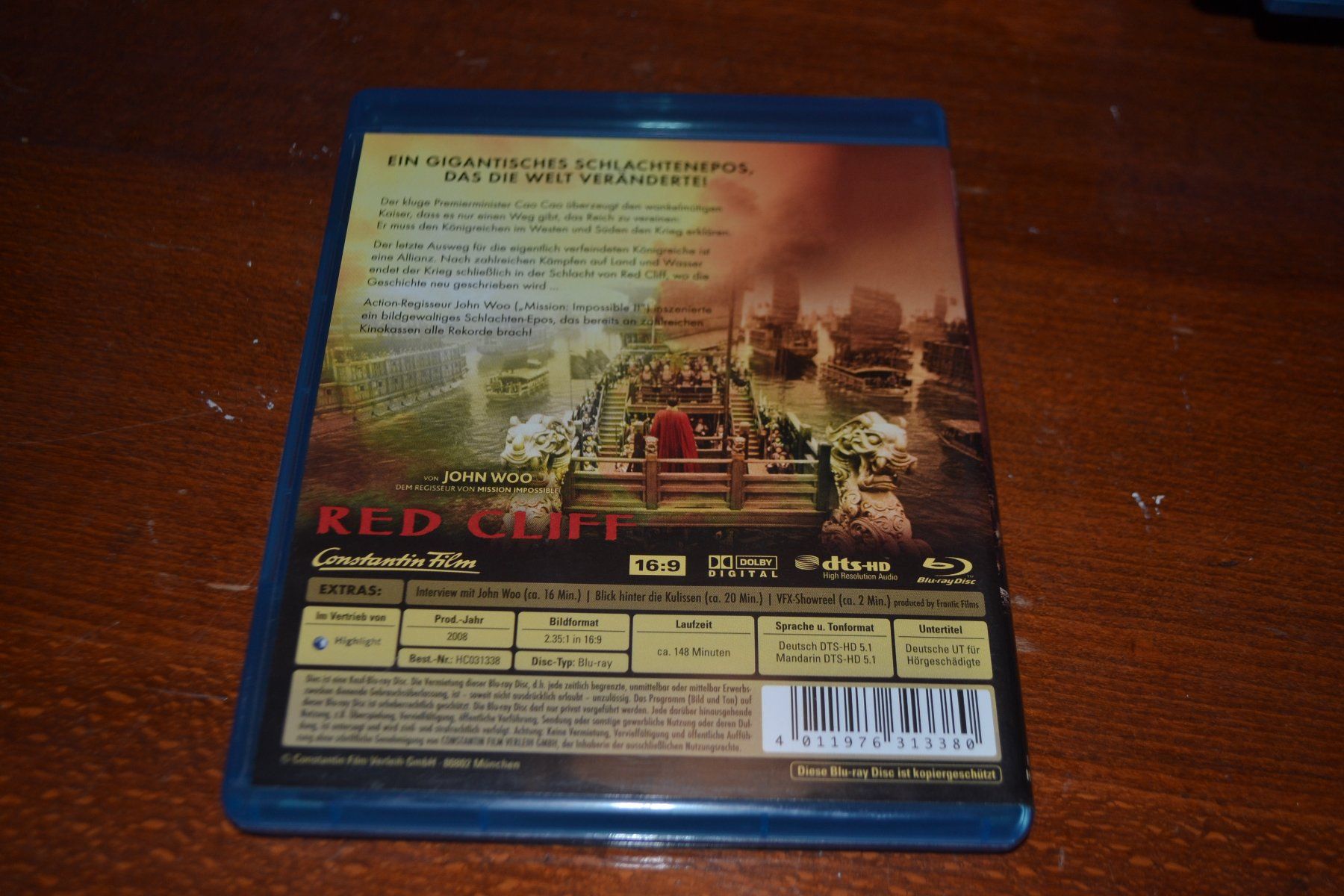 Tutti i DVDs: Red Cliff – Usato da Laupen ZH venduto da chefdom 1