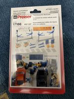 Preiser 17186 - HO Einrichtung KFZ-Werkstatt