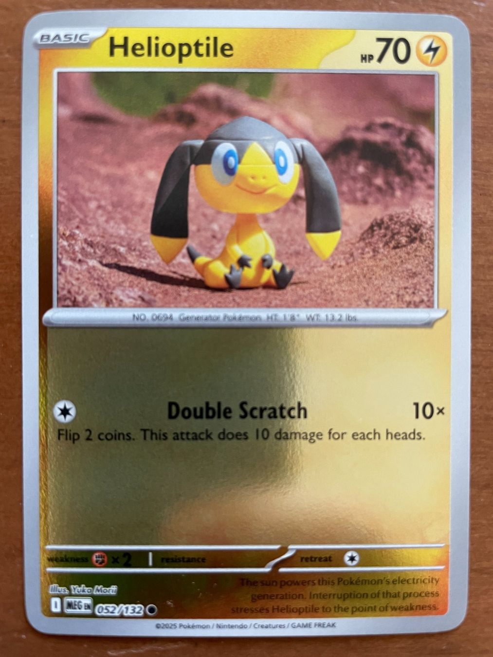 Pokémon Carte collezionabili: Pokemon Helioptile Reverse (Versand gratis) – Nuovo (secondo la descrizione) da Chur venduto da Angerson