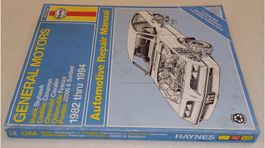 1982-1994 Repair Manual GM BUICK CADILLAC OLDSMOBIL PONTIAC