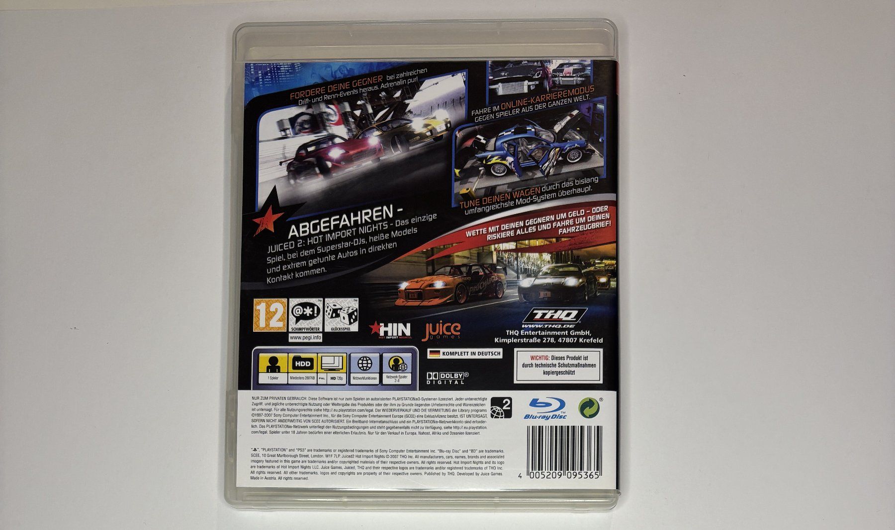 Giochi: PS3 - Juiced 2: Hot Import Nights – Usato da Allschwil venduto da Bullach 2