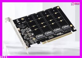 NVMe SSD PCIe 4x M.2  Adapter RAID Karte PCIe 3.0 4.0