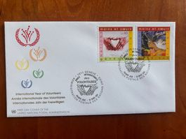 2001 Vereinte Nationen UNO Ersttag   (R514)