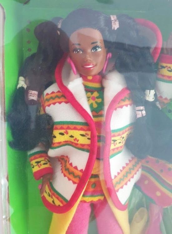 Puppe Barbie Christie United Colors of Benetton 1990 (Neuf avec