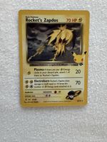 Pokemon Karte Rocket's Zapdos Holo 1. Edition 13/132 guter Z
