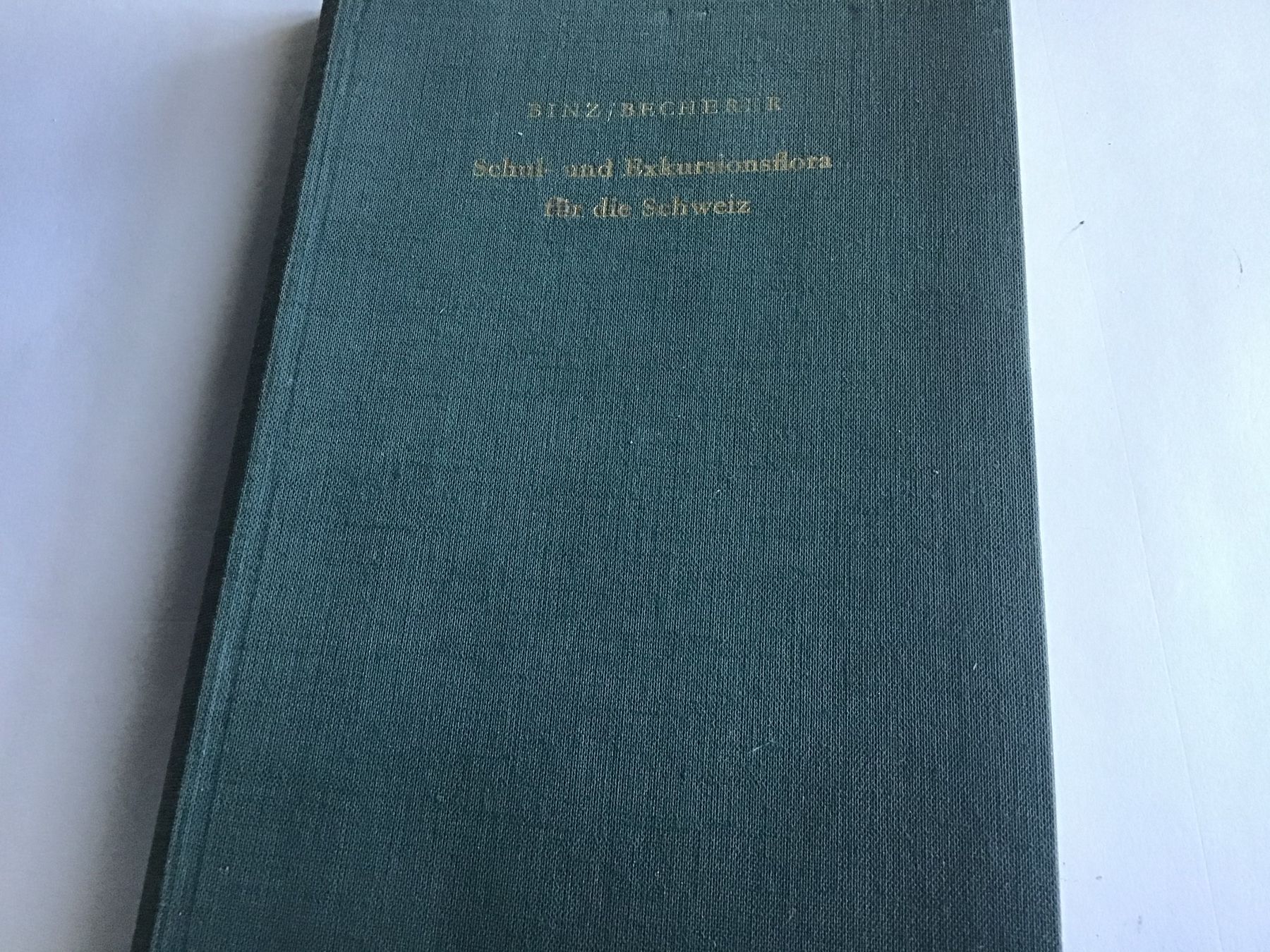 Libri: Pflanzenbestimmung, Binz-Becherer, 1966 – Usato da Rüti ZH venduto da Phaeton10