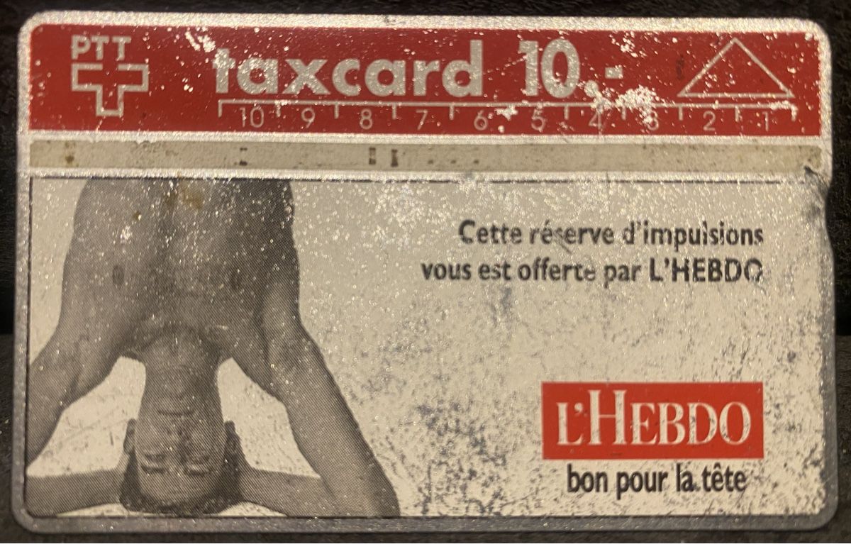 Schede telefoniche: P-taxcard – Usato da Lausanne venduto da babacard10