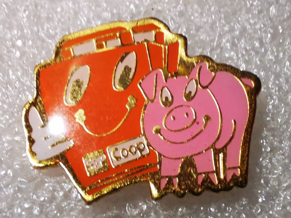 Placchette & Badge: Ansteckpin 8: Coop – Usato da Oppligen venduto da Pin-Fall-Shop