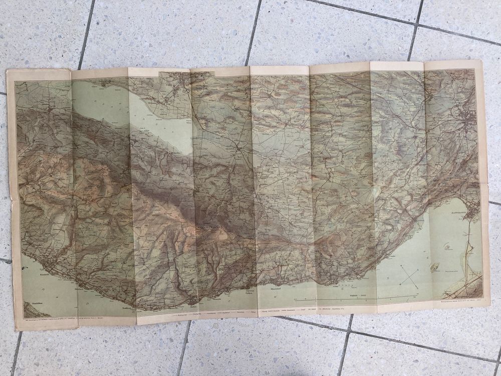 Panoramakarte, Zürich Pfannenstiel 1920 Kaufen auf Ricardo