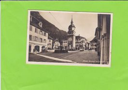 Altdorf, Dorfplatz, Tram