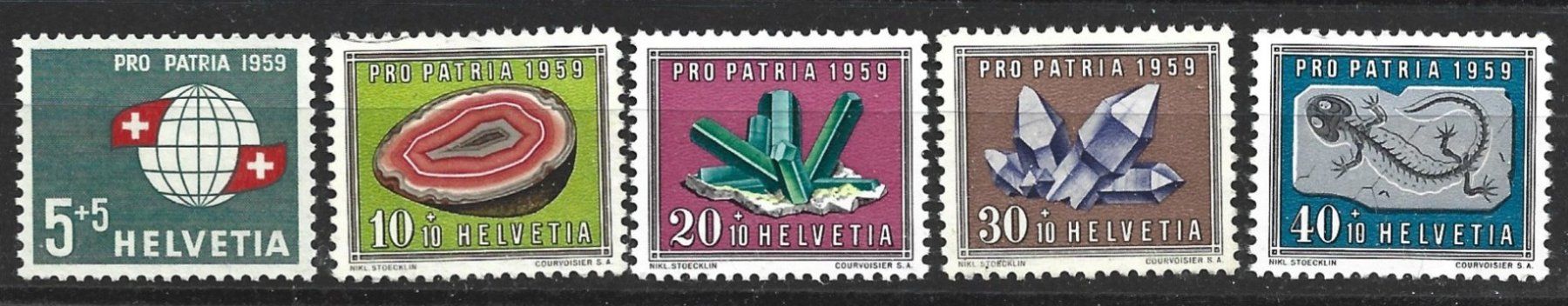 Alle Briefmarken: 1959 Pr Patria – Neu (gemäss Beschreibung) aus Trübbach von Sammer51