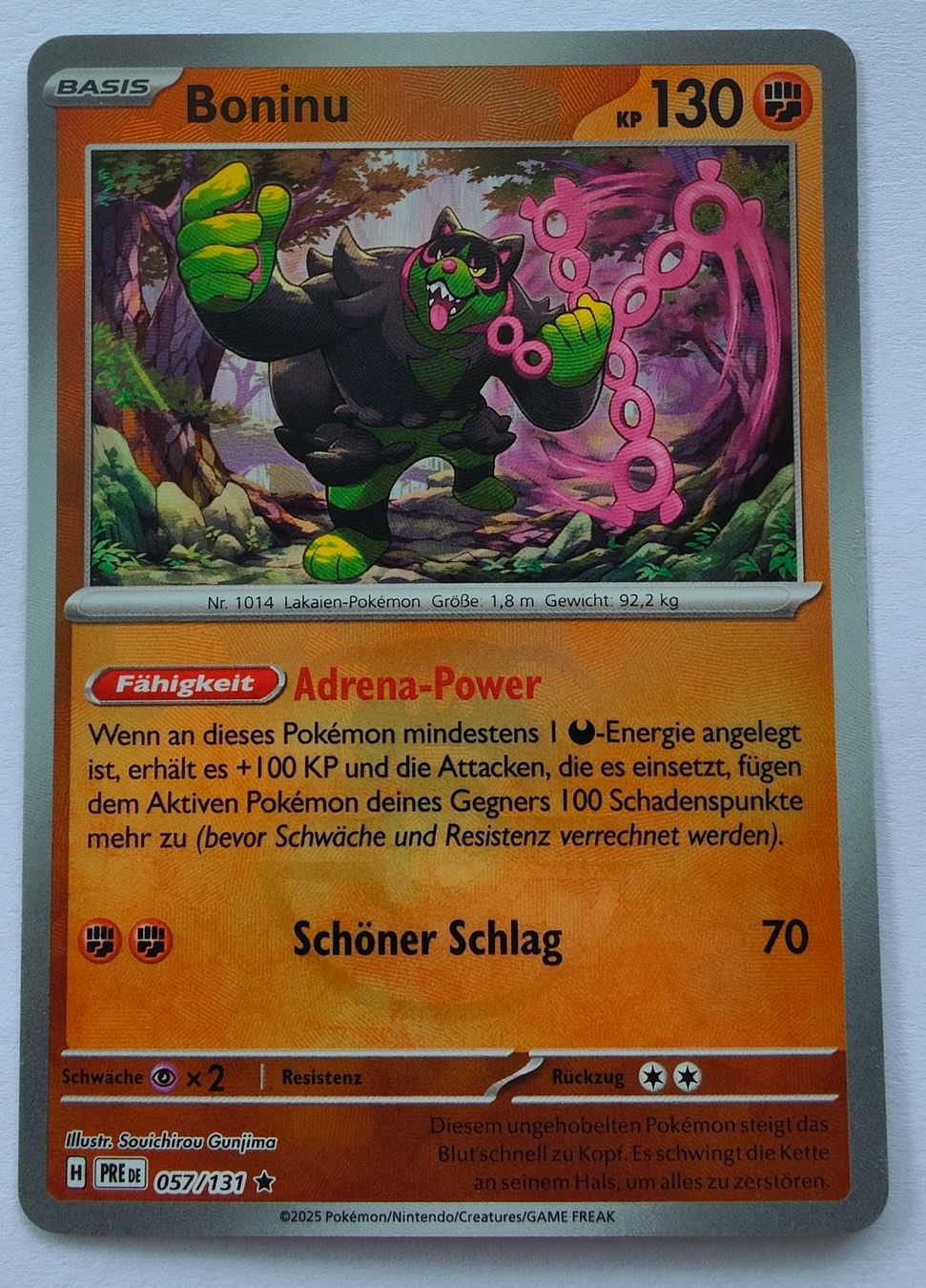Pokémon Carte collezionabili: Boninu 057/131 - Masterball - PRE – Usato da Suhr venduto da kingj01