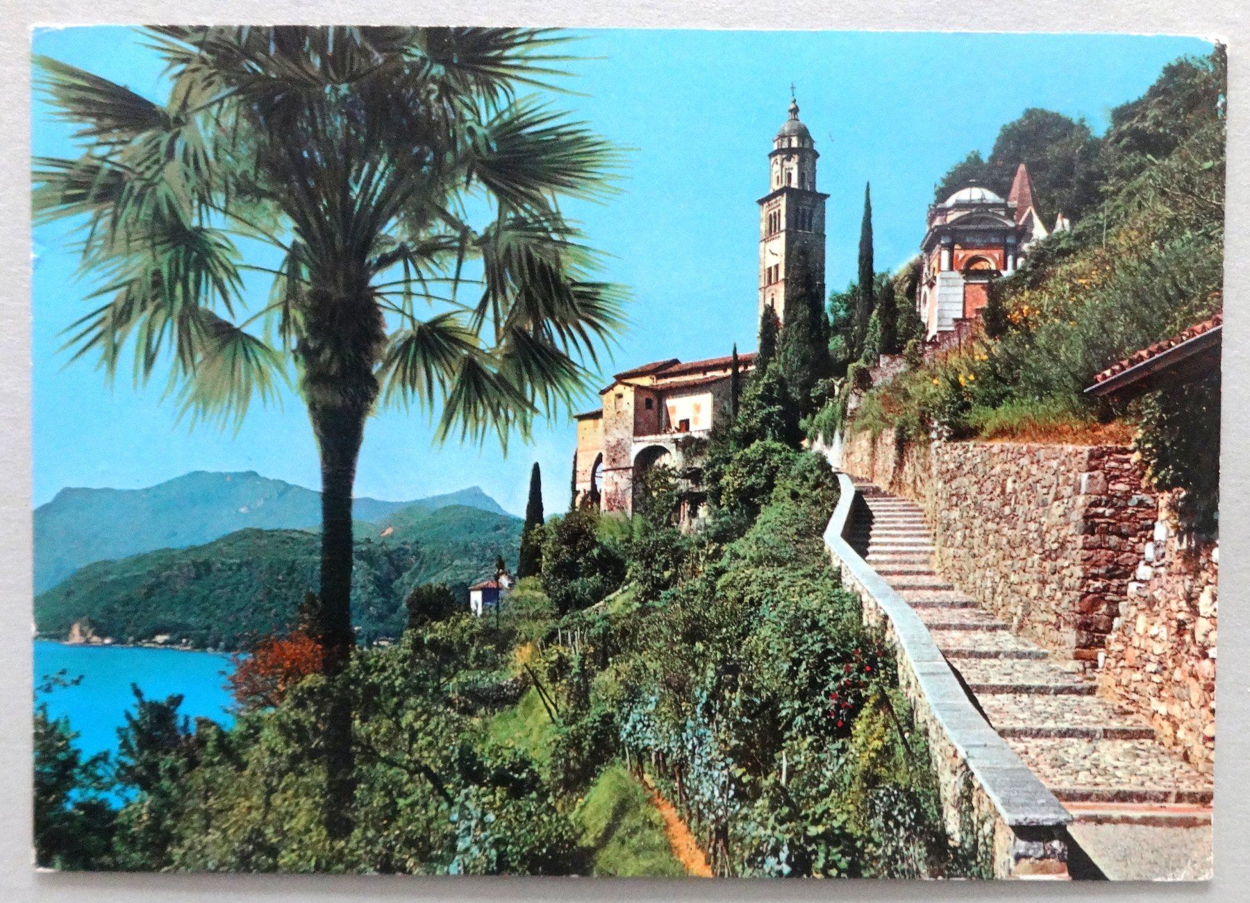 Ansichtskarten: Morcote - Lago di Lugano – Gebraucht aus Fétigny von Billy2miny