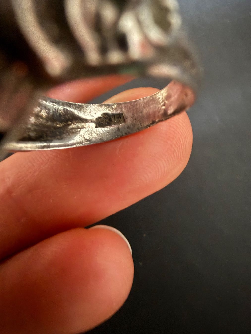 Anelli: Vintage Silber Ring mit Onyx 925 – Usato da Spiegel b. Bern venduto da Rogger72 7
