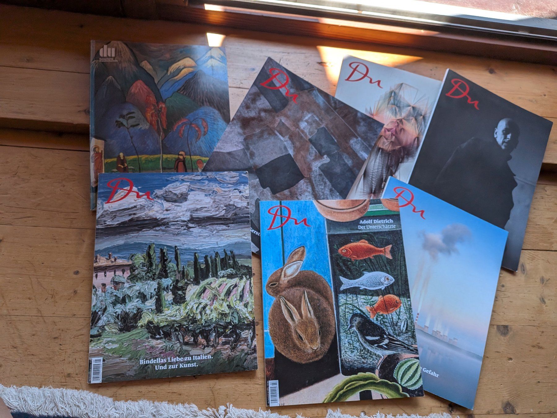 Revues & Magazines: 7 Ausgaben der Zeitschrift DU – D'occasion à Peccia par LillyMarie98 2