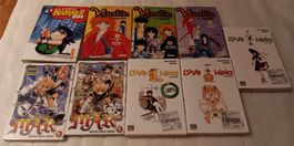Lot Mangas, 9 Stück, ZUM LETZTEN MAL