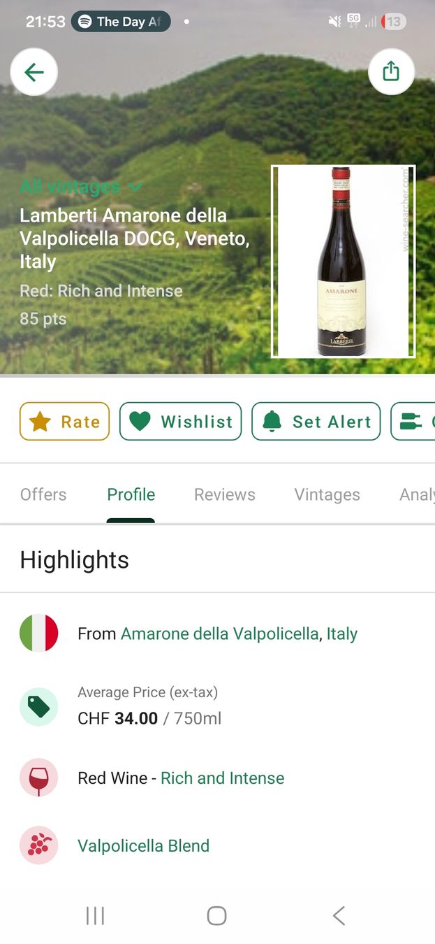 Amarone Wein: Lamberti Amarone 2006  – Neu und originalverpackt aus Zofingen von WouterSamwel 2
