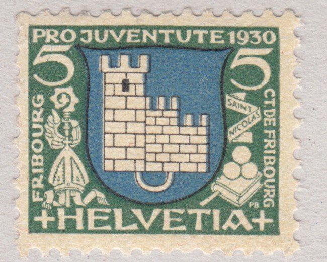 Tutti i francobolli: SBK J53 postfrisch mit Abart – Usato da Bürglen TG venduto da StampGraf