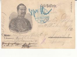 Felpostkarte Metz (Westfront 1. WK) nach Zürich, zensuriert