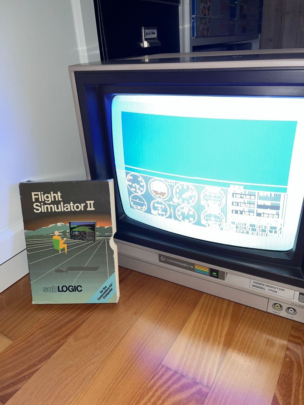 Spiele: Flight Simulator pour Commodore C64 – Gebraucht aus Riaz von Ritch32358 1