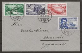 1931 : Pro Juventute Serie auf Brief