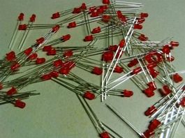 LED rot 3mm, 100 Stück