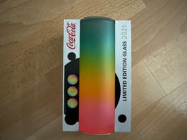 Coca Cola Regenbogen Glas 2021 Limited Edition