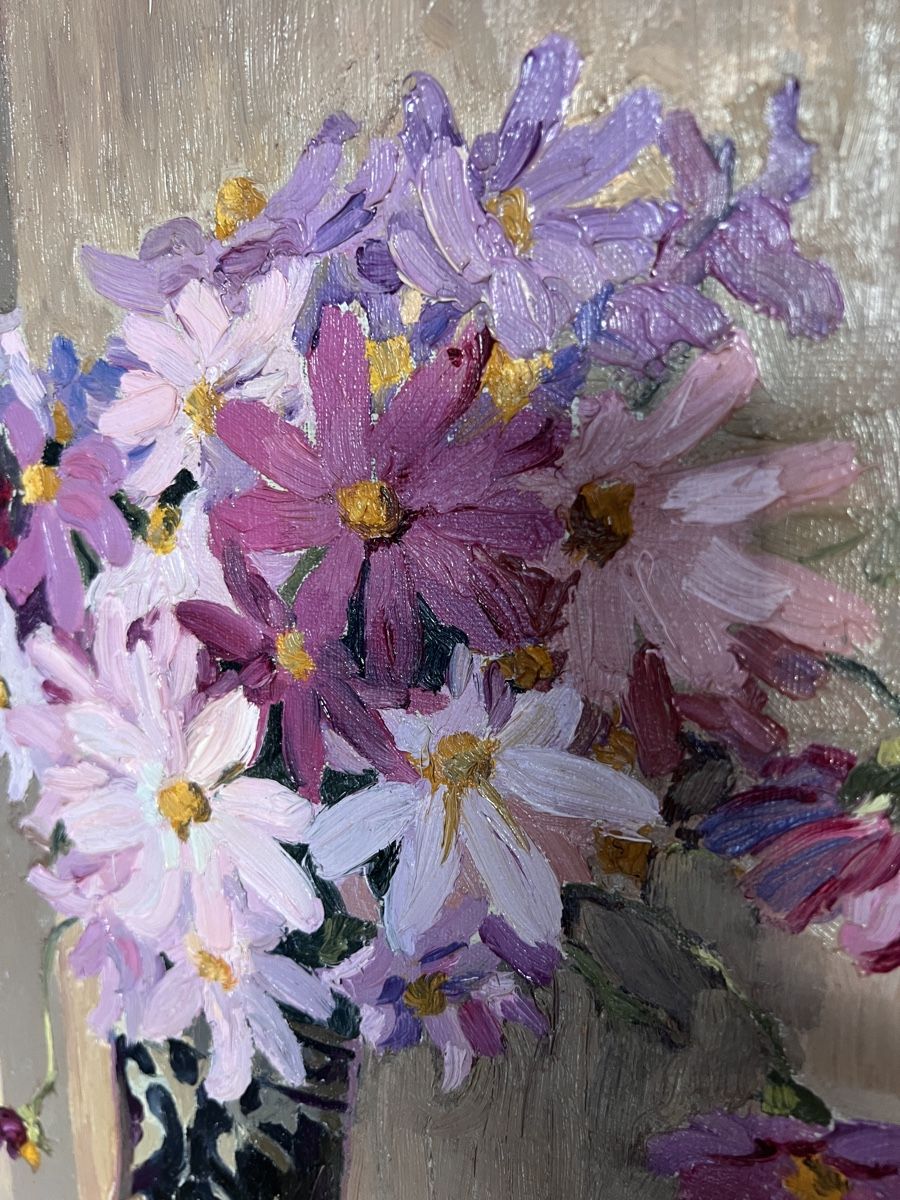 Dipinti: Ölbild Blumen in Vase – Usato da zürich venduto da anemone08 2