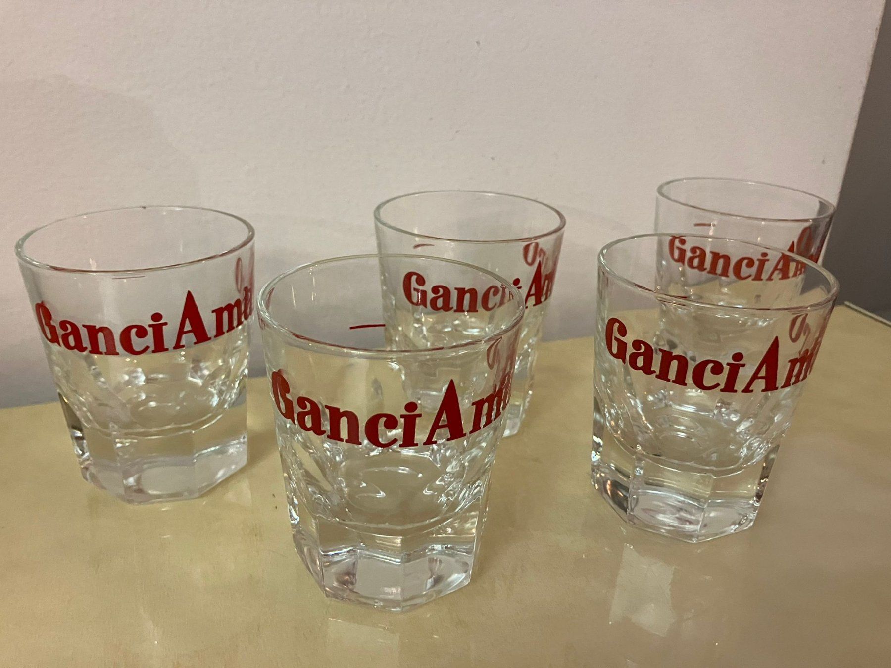 Bicchieri: 5 bicchieri GanciAmaro – Usato da Melano venduto da H-Sara