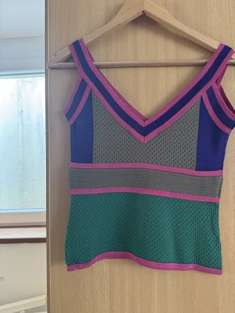 Missoni Damen Top mehrfarbig gemustert Grösse 38 Zustand