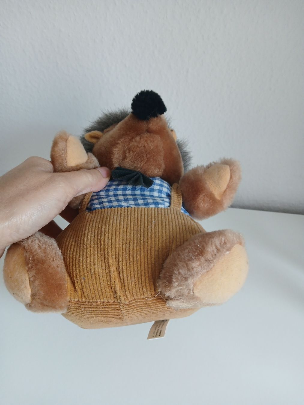 Giocattoli: Cute Plush Hedgehog with Blue Overalls – Usato da Dübendorf venduto da rol_fm6d 3