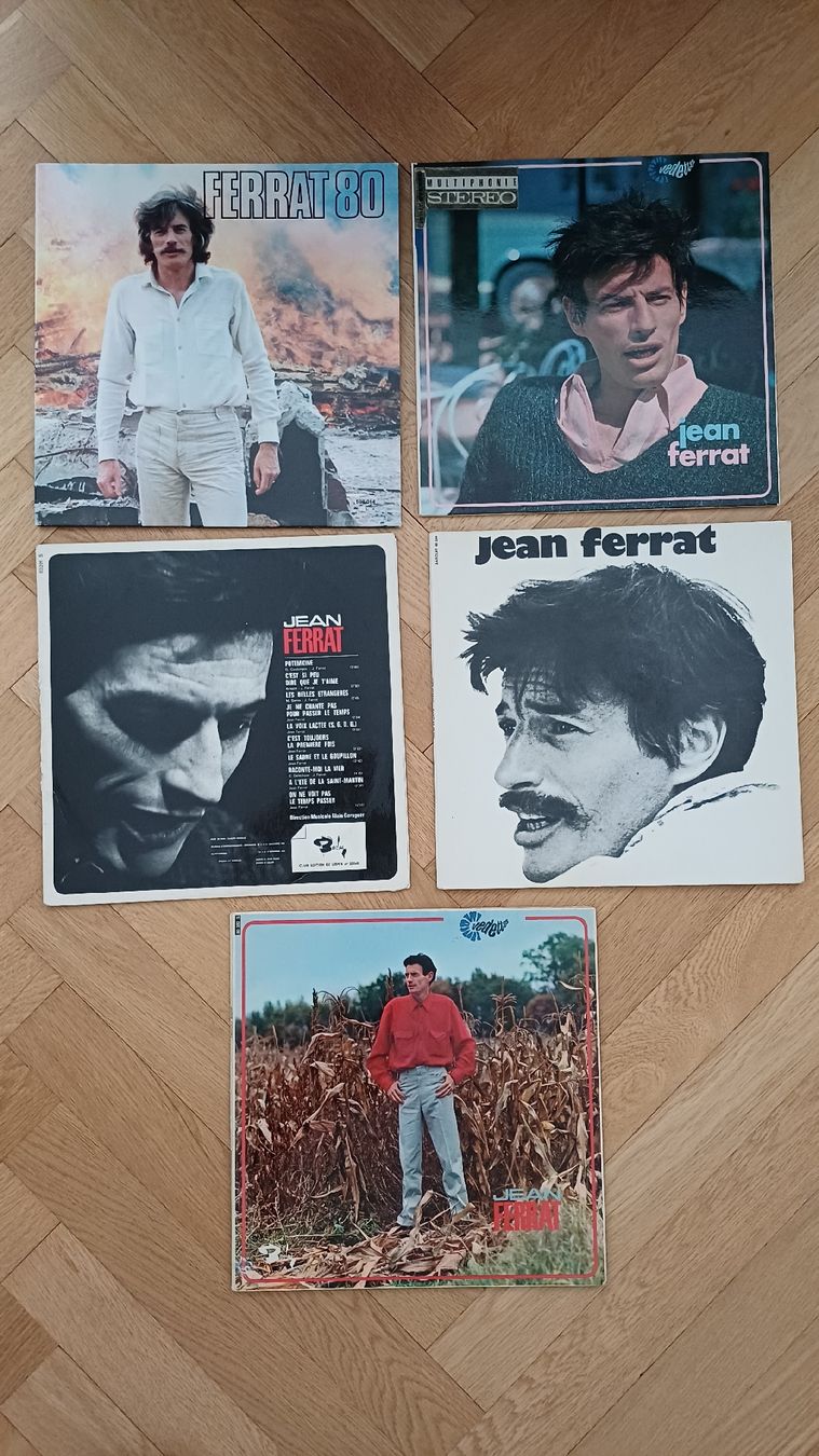 Dischi in vinile: 5 vinyles Jean Ferrat – Usato da Genève venduto da njia