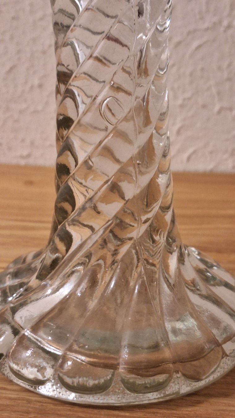 Lampade: Vintage Petrollampe Glas  , mit Docht – Usato da Arlesheim venduto da shopradl 7