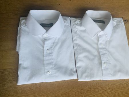 Hockerty Hemden Weiss, NEUWERTIG, Gr. S (massgeschneidert)