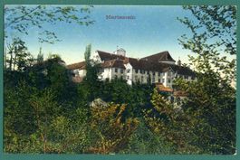 Mariastein - Kloster, gelaufen, Stempel nicht lesbar