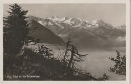 BE 177 Berner Alpen, von der Rigi aus gesehen, ≈ 1930